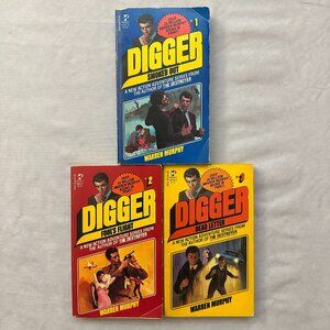 Digger Series Books 1 - 3 by Warren Murphy / Vintage Paperback